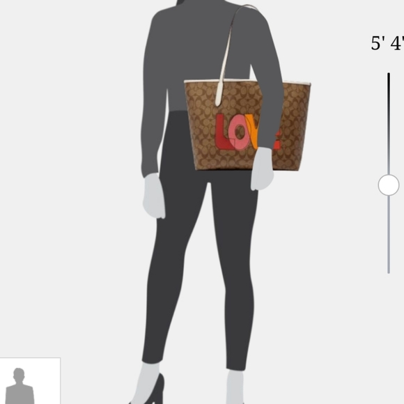 ๐บ๐ฒI LOVE COACH " Love Sign Signature City Tote show the whole world ๐ ๐ - Picture 4 of 8